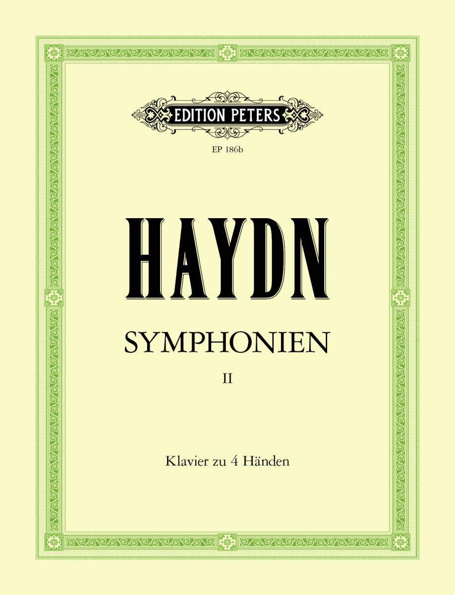 Haydn: Symphonies 86, 95, 97, 98, 100, 102 (arr. for piano 4-hands)