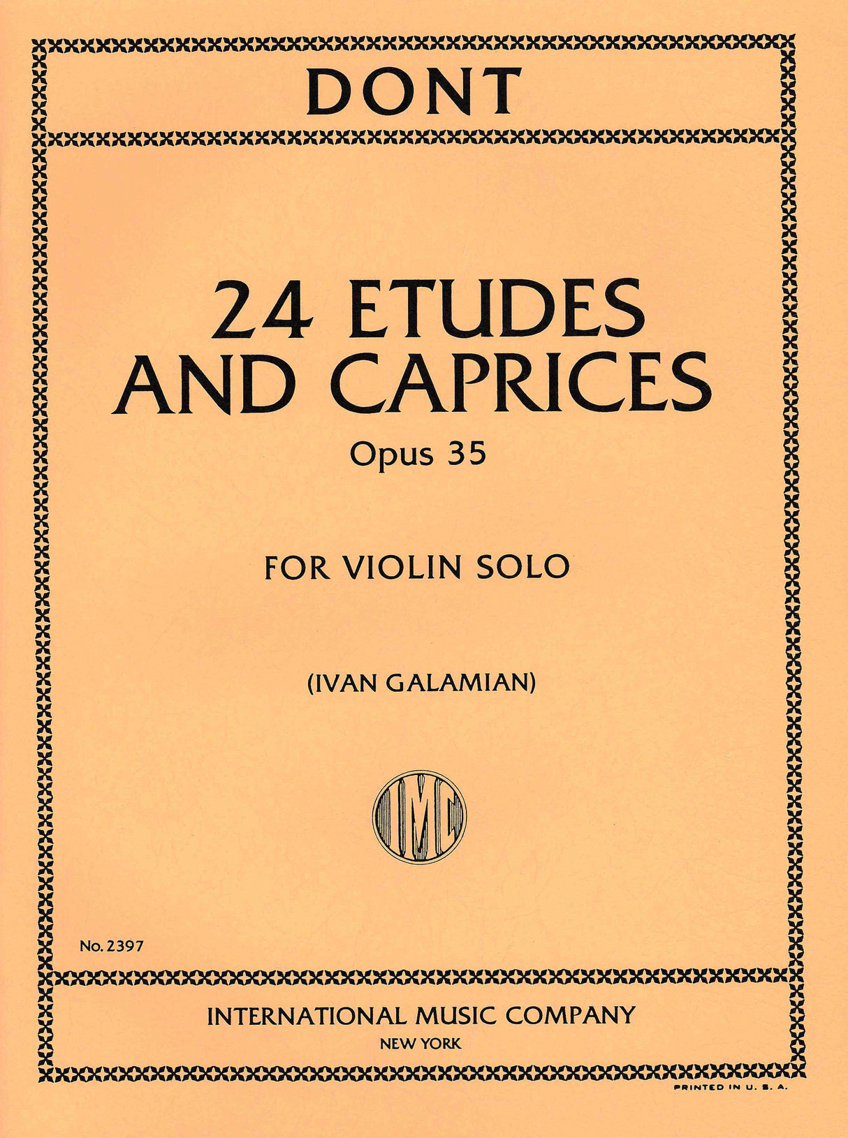 Dont: 24 Études & Caprices, Op. 35