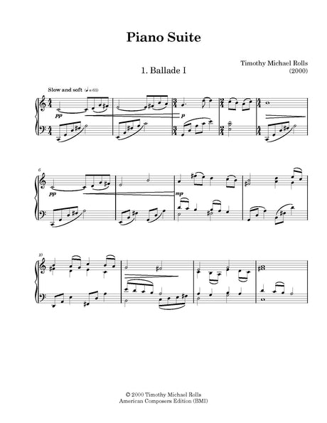 Rolls: Piano Suite