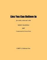 Mazzoli: Lies You Can Believe In