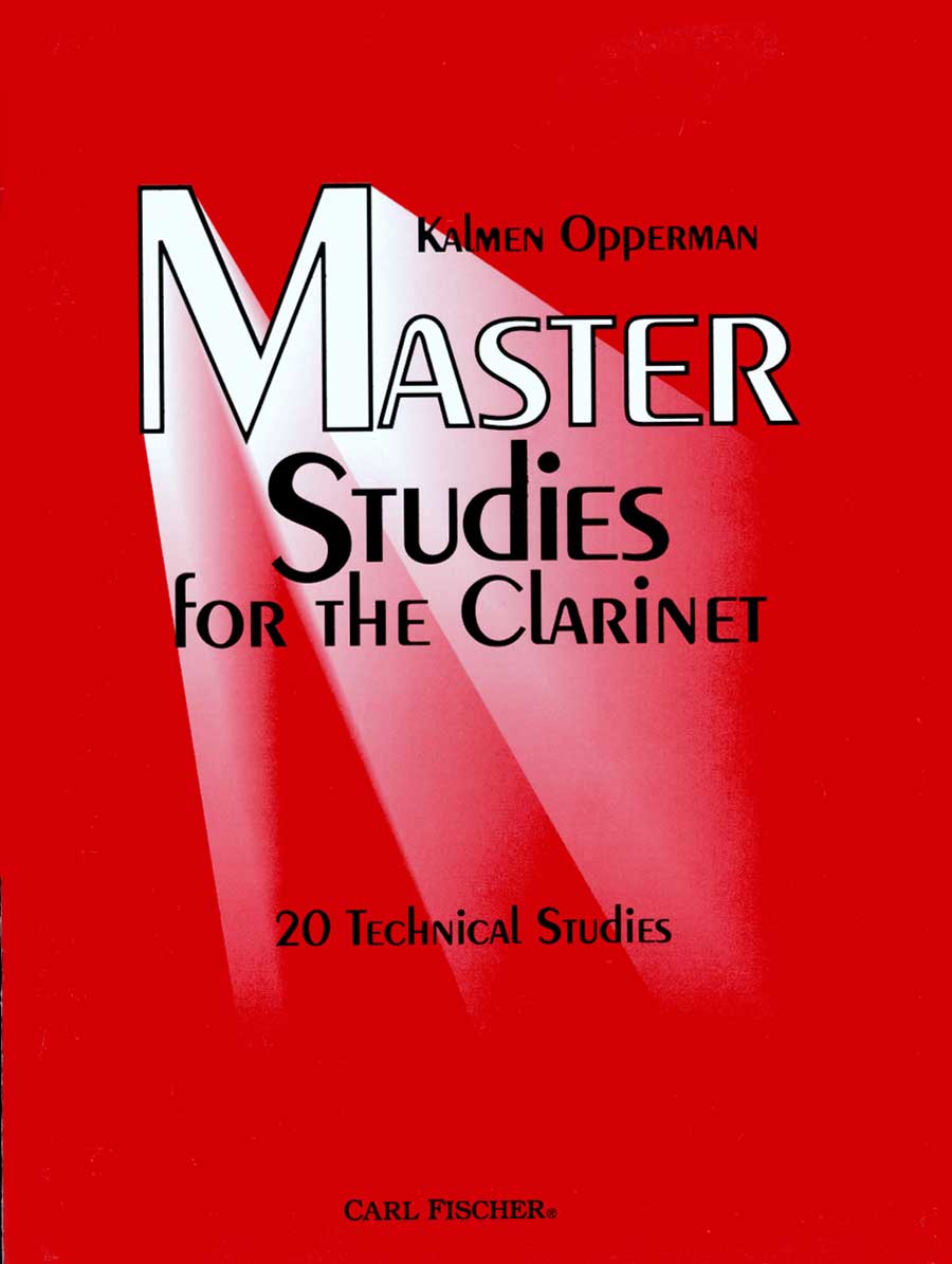 Opperman: Master Studies for the Clarinet