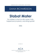 D. Richardson: Stabat Mater