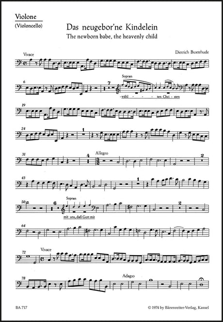 Buxtehude: Das newgebohrne Kindelein, BuxWV 13
