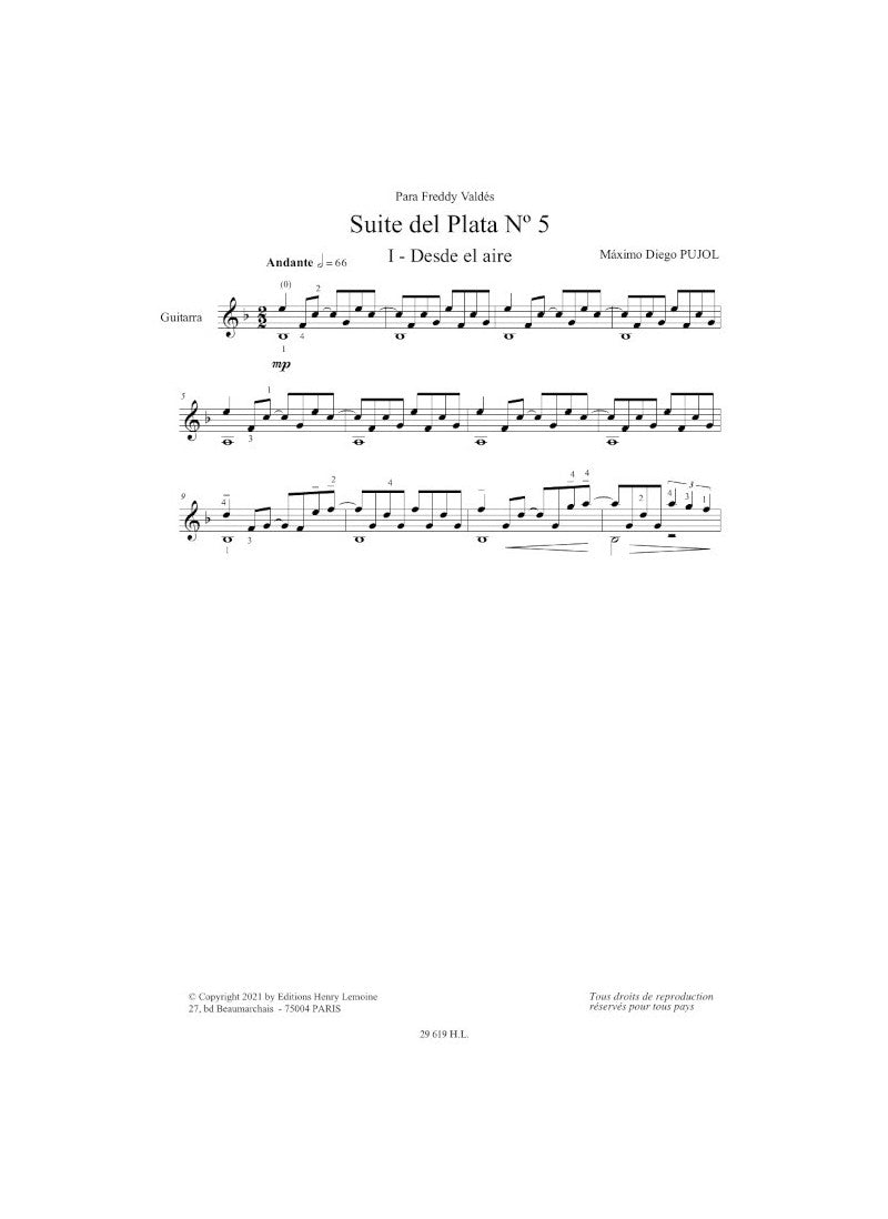 Pujol: Suite del Plata No. 5