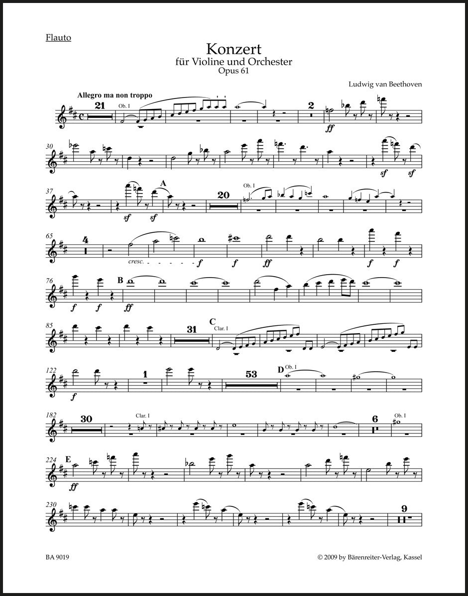 Beethoven: Violin Concerto in D Major, Op. 61 – Ficks Music