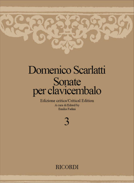 Scarlatti Sonate per clavicembalo 3巻 Scarlatti Sonate per clavicembalo 3巻 Sonate per Clavicembalo Vol