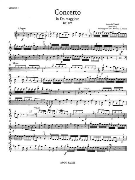 Vivaldi: Cello Concerto in C Major, RV 399
