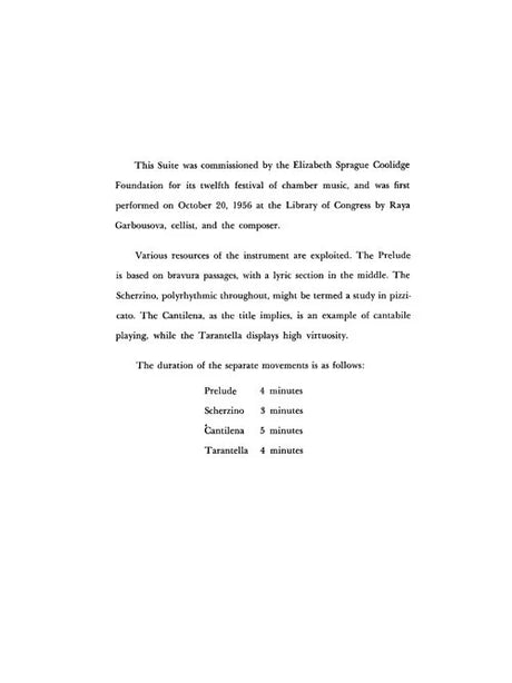 Creston: Suite, Op. 66