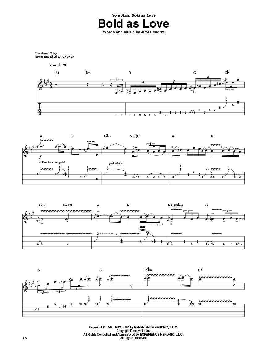 Jimi Hendrix Omnibook