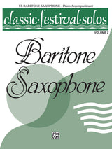 Classic Festival Solos - Baritone Saxophone - Volume 2