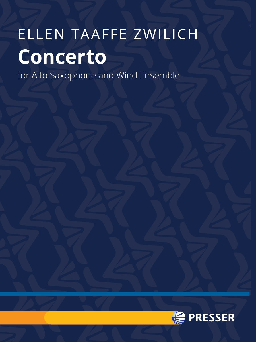 Zwilich: Concerto for Alto Saxophone and Wind Ensemble – Ficks Music