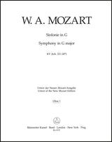 Mozart: Symphony in G Major, K. Anh. 221 (45a)