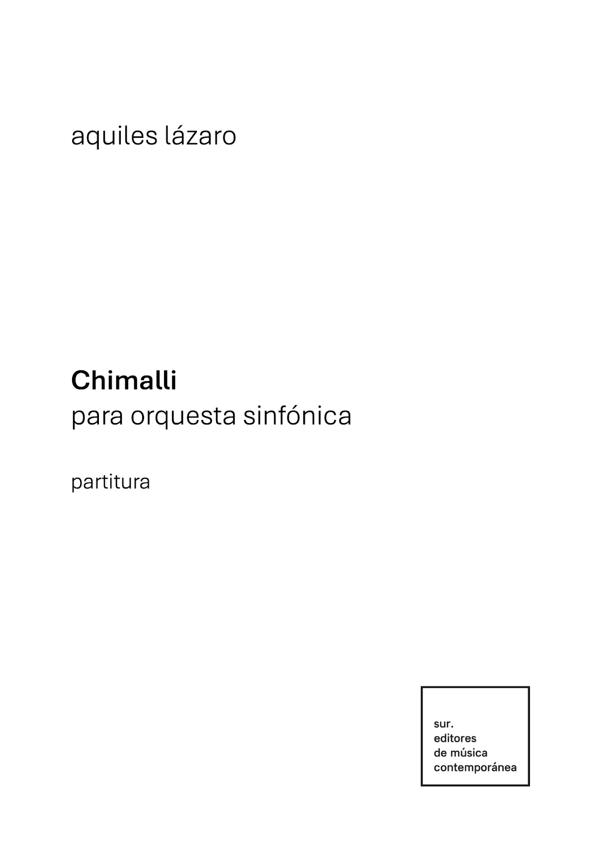 Lázaro: Chimalli