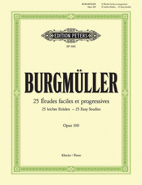 Burgmüller: 25 Etudes, Op. 100