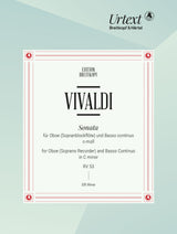 Vivaldi: Oboe Sonata in C Minor, RV 53