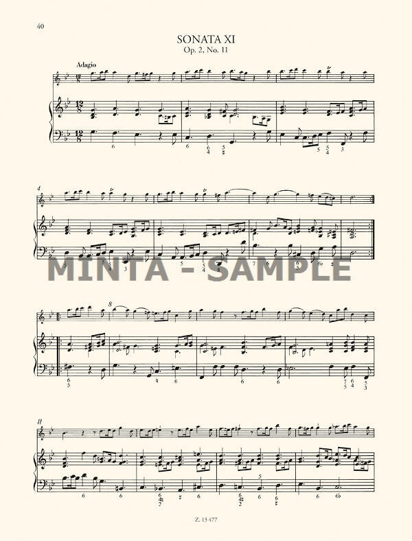 B. Marcello: 12 Flute Sonatas, Op. 2 - Volume 2