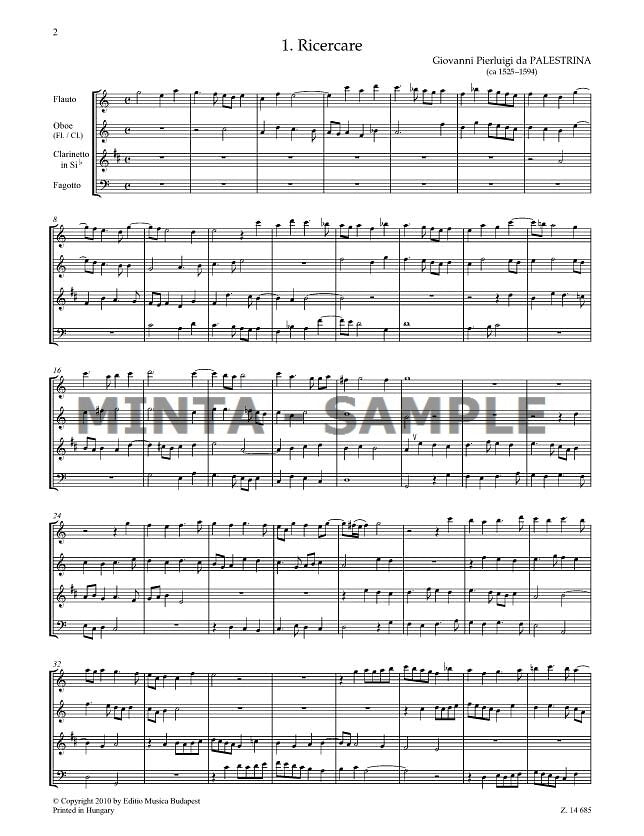 Quartets for Woodwinds