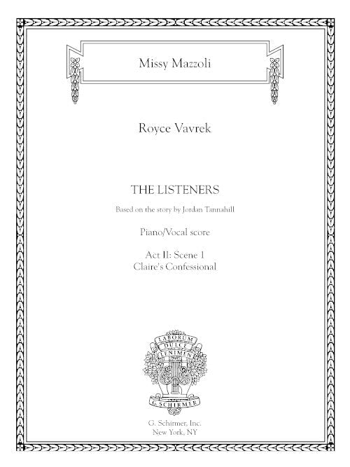 Mazzoli: Claire's Confessional