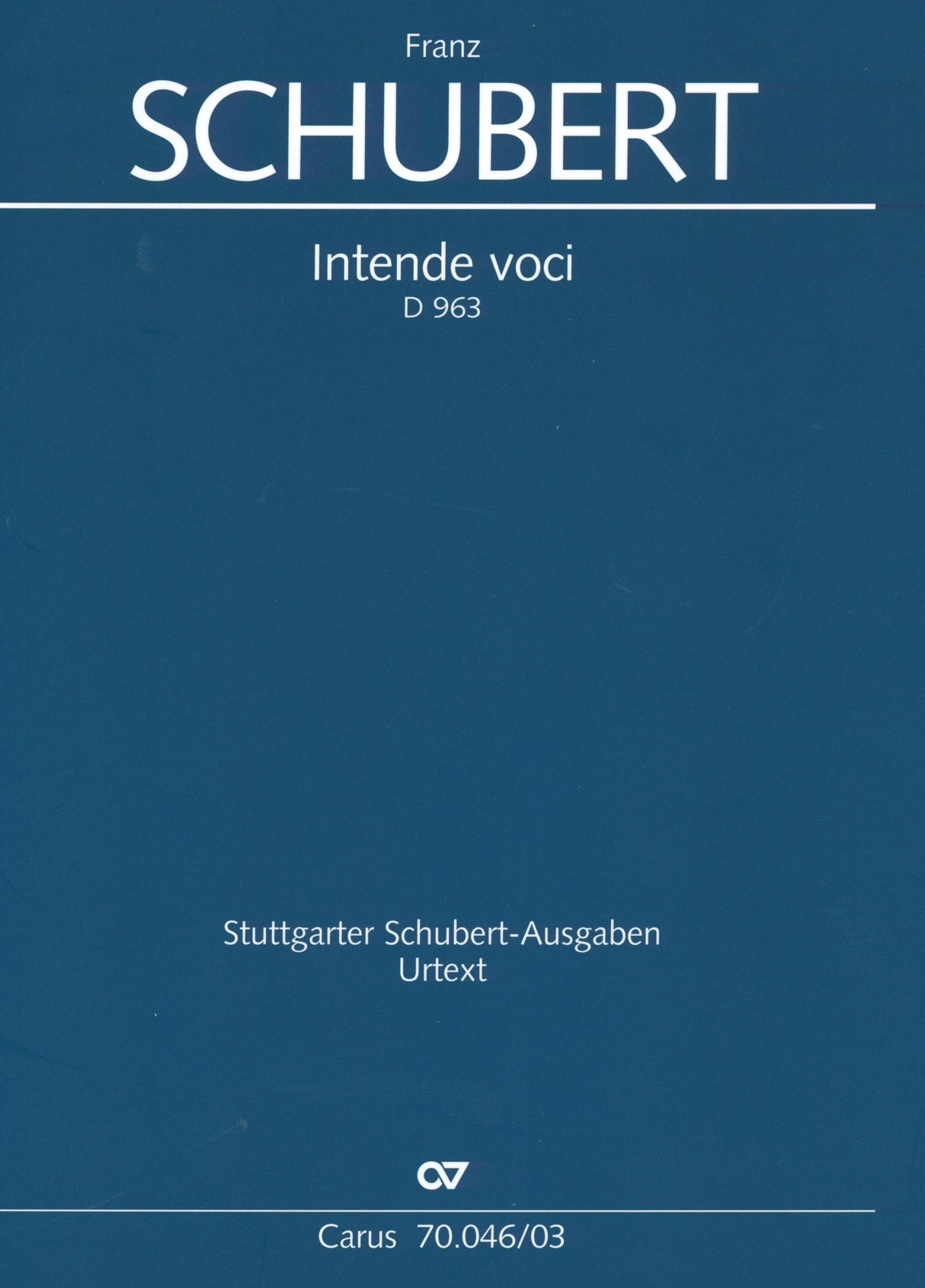 Schubert: Intende voci orationis, D 963 (Offertorium)