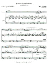 d'Ollone: Romance et Tarentelle