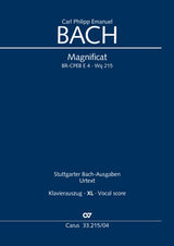 C.P.E. Bach: Magnificat, BR-CPEB E 4, Wq. 215
