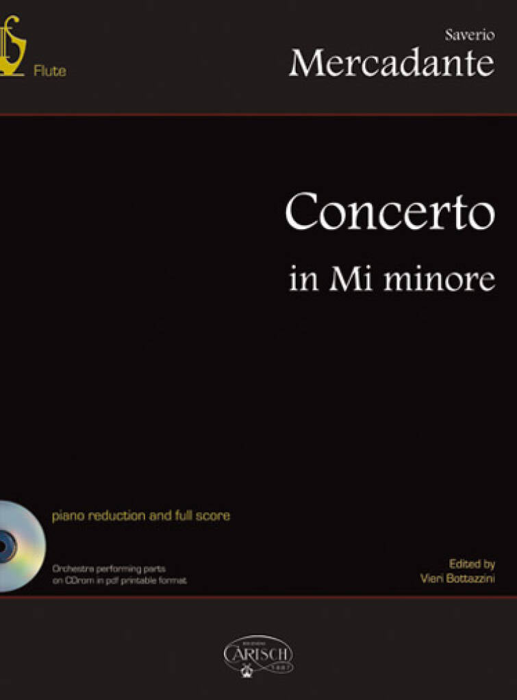 Mercadante: Flute Concerto in E Minor (Version for String Orchestra)