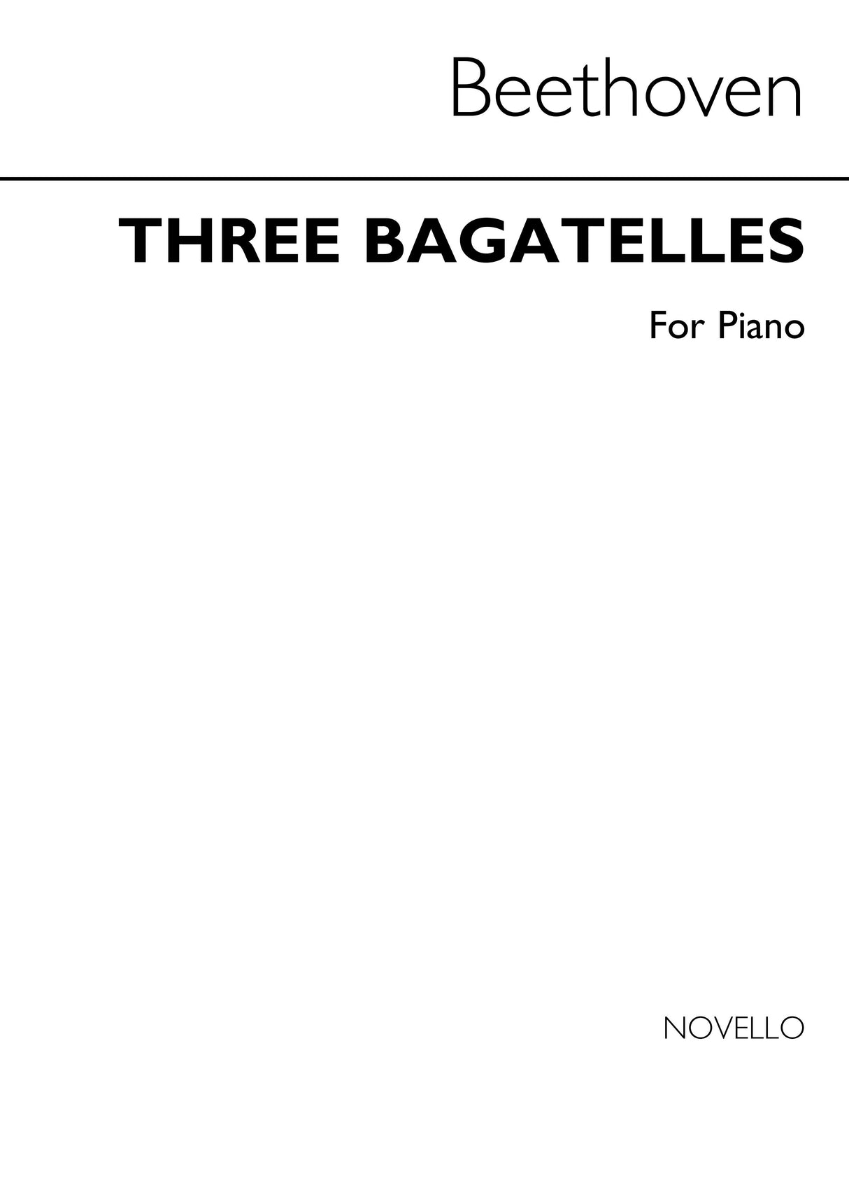 Beethoven: Bagatelles (arr. Barry Cooper)