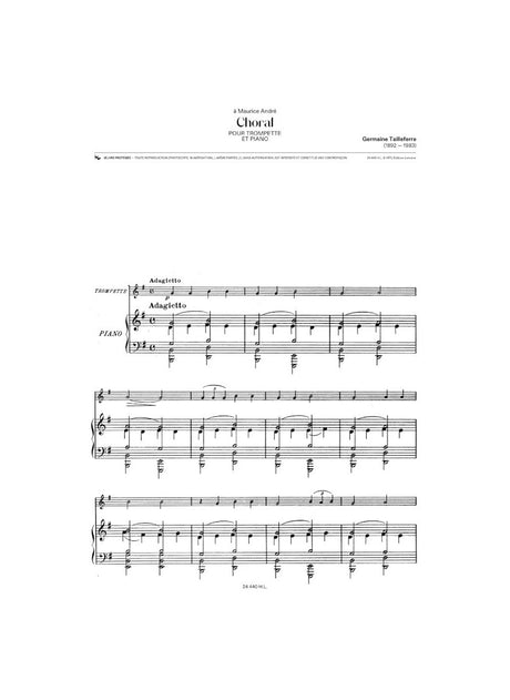 Tailleferre: Choral
