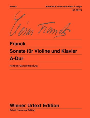 Franck: Violin Sonata in A Major – Ficks Music