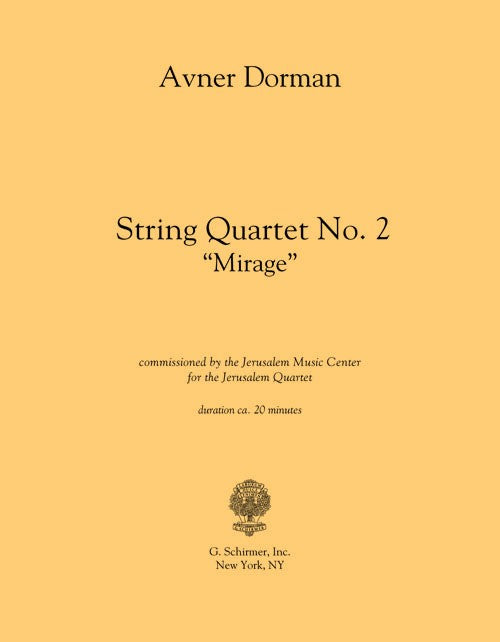 Dorman: String Quartet No. 2