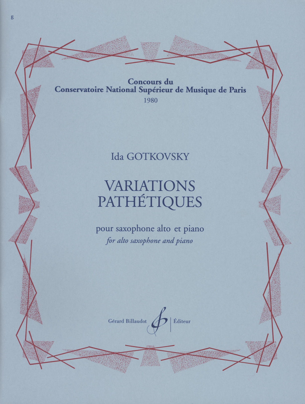 Gotkovsky: Variations Pathétiques
