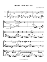 Montgomery: Duo for Violin and Cello
