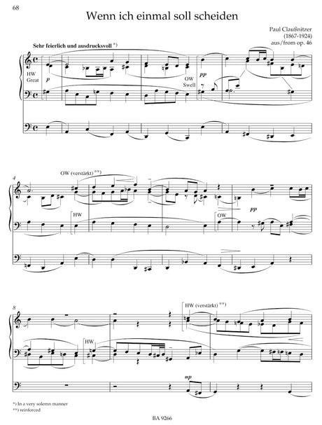 Organ Music for the End of the Church Year