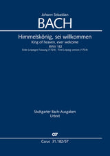 Bach: Himmelskönig, sei willkommen, BWV 182 (First Leipzig version in G Major)
