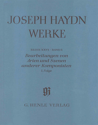 Haydn: Arrangement of arias and scenes of other composers - Volume 1