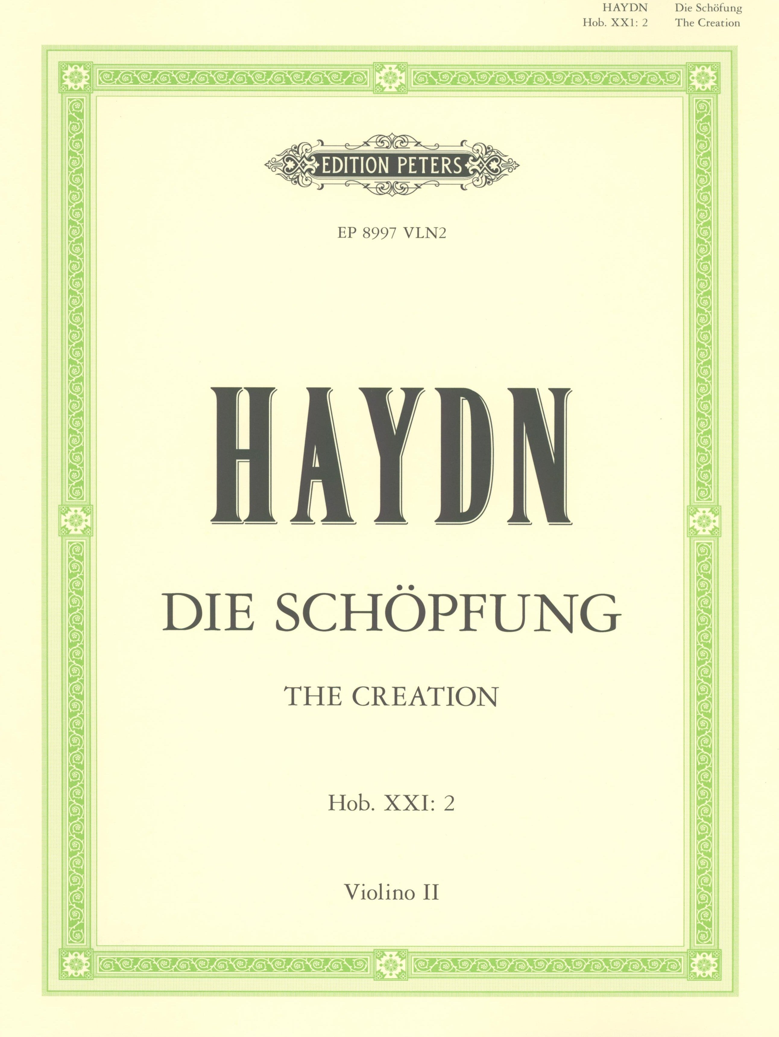 Haydn: The Creation, Hob. XXI:2 – Ficks Music