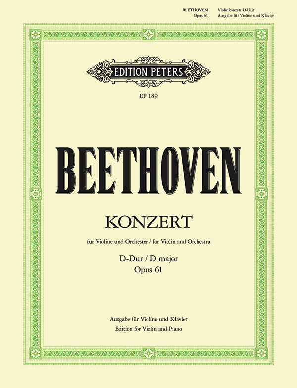 Beethoven: Violin Concerto in D Major, Op. 61 – Ficks Music