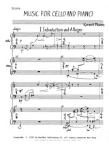 Moore: Music for Cello and Piano