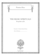 Price: Ten Negro Spirituals