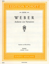 Weber: Andante con variazioni, J. 12, Op. 3, No. 4