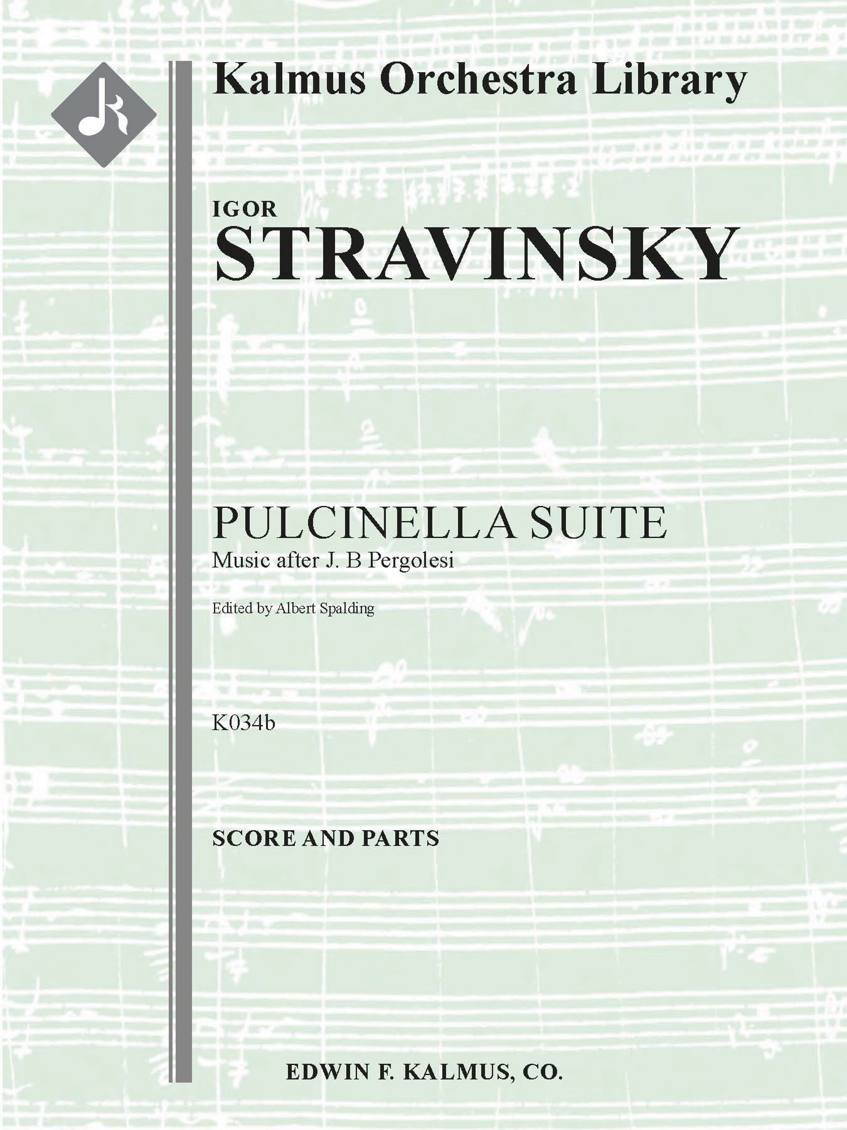 Stravinsky: Suite from Pulcinella – Ficks Music