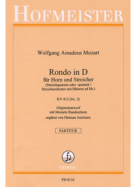 Mozart: Rondo in D Major, K. 412, No. 2