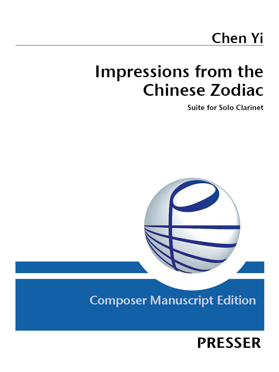 Chen Yi: Impressions from the Chinese Zodiac (Version for Clarinet)