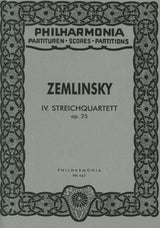 Zemlinsky: String Quartet No. 4, Op. 25