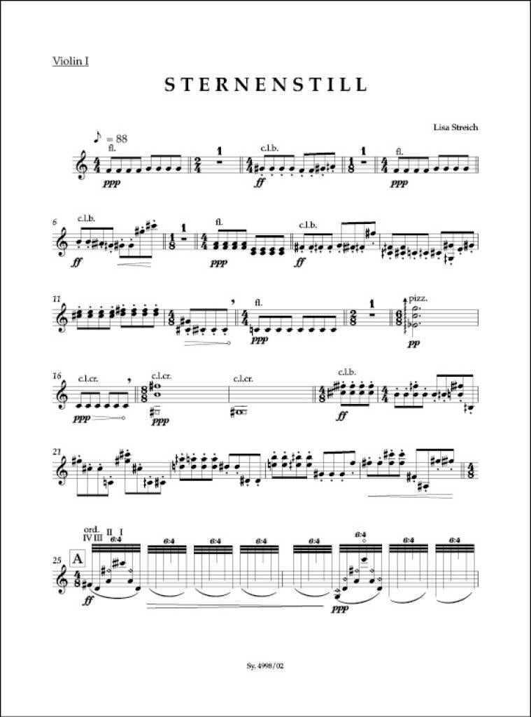 Streich: STERNENSTILL