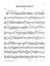 Schumann: 3 Romances, Op. 94 (Version for Violin)