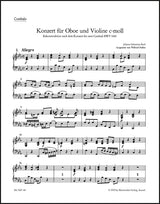 Bach: Concerto for Oboe, Violin, Strings and Basso continuo in C Minor