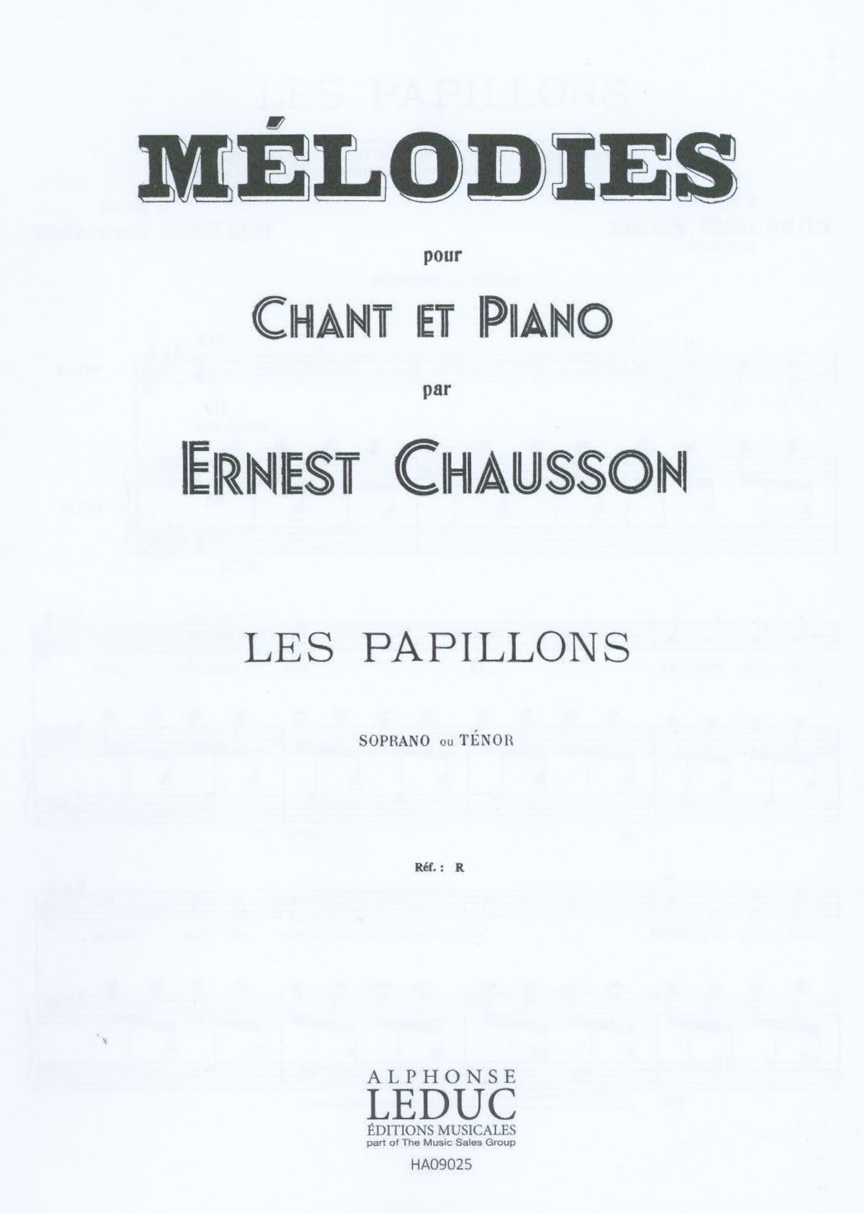 Chausson: Les Papillons, Op. 2, No. 3