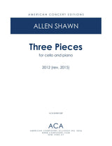 Shawn: 3 Pieces for Cello & Piano