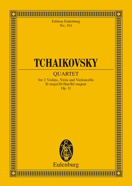 Tchaikovsky: String Quartet No. 1 in D Major, ČW 90, Op. 11